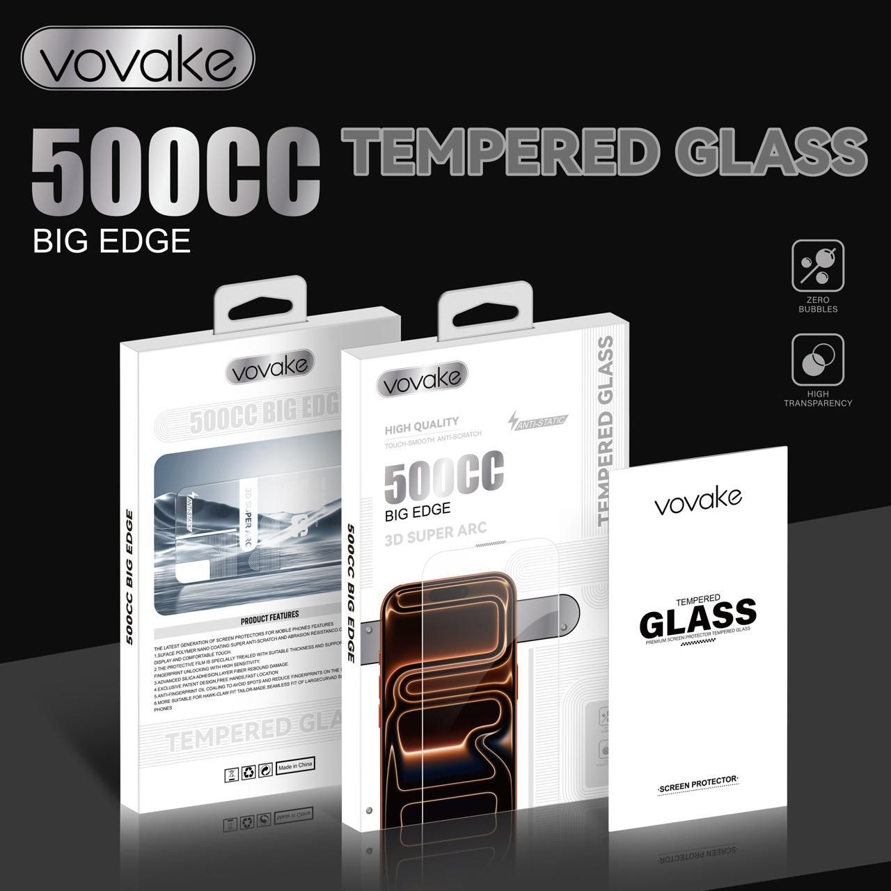 سكرين حماية SCREEN VOVAKE BORDLESS 500CC