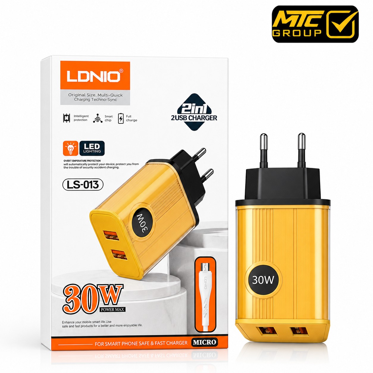 CH LDNIO LS013 2USB MICRO