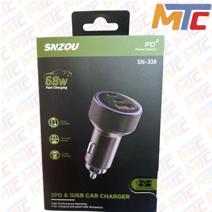 شاحن سيارة CAR CHARGER SNZOU SN-338 67W
