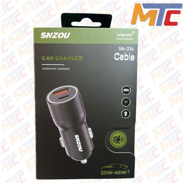 شاحن سيارة CAR CHARGER SNZOU SN-336 45W