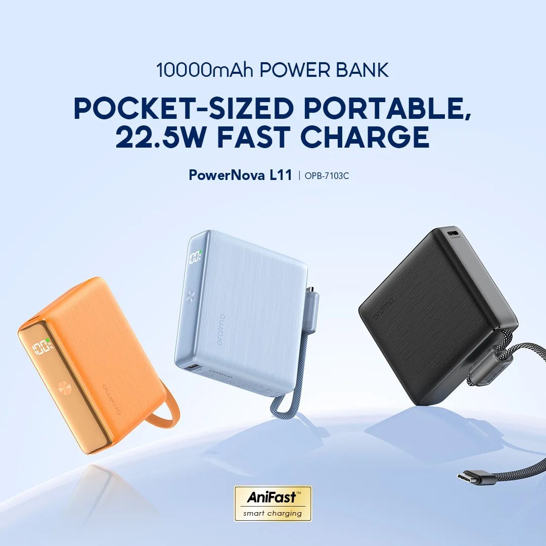 باور بانك اورايمو ORAIMO POWERNOVA L11 OPB-7103C 10000mAh