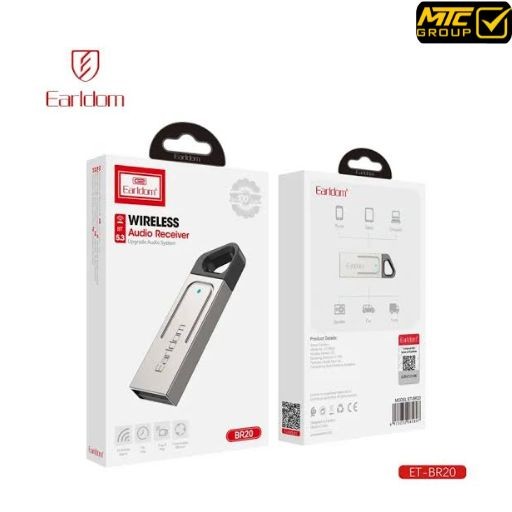 EARLDOM WIRELESS AUDIO RECIEVER BR20 فلاشة بلوتوث ايرلدوم