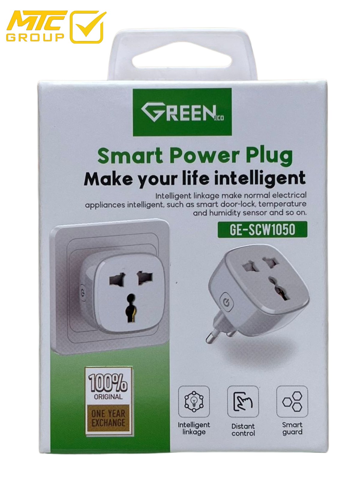 محولة سمارت GREEN SMART POWER PLUG GE-SCW1050 - تسوق الآن من MTC Group