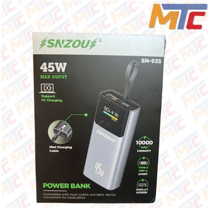 SNZOU POWER BANK  SN-935 45W 10000