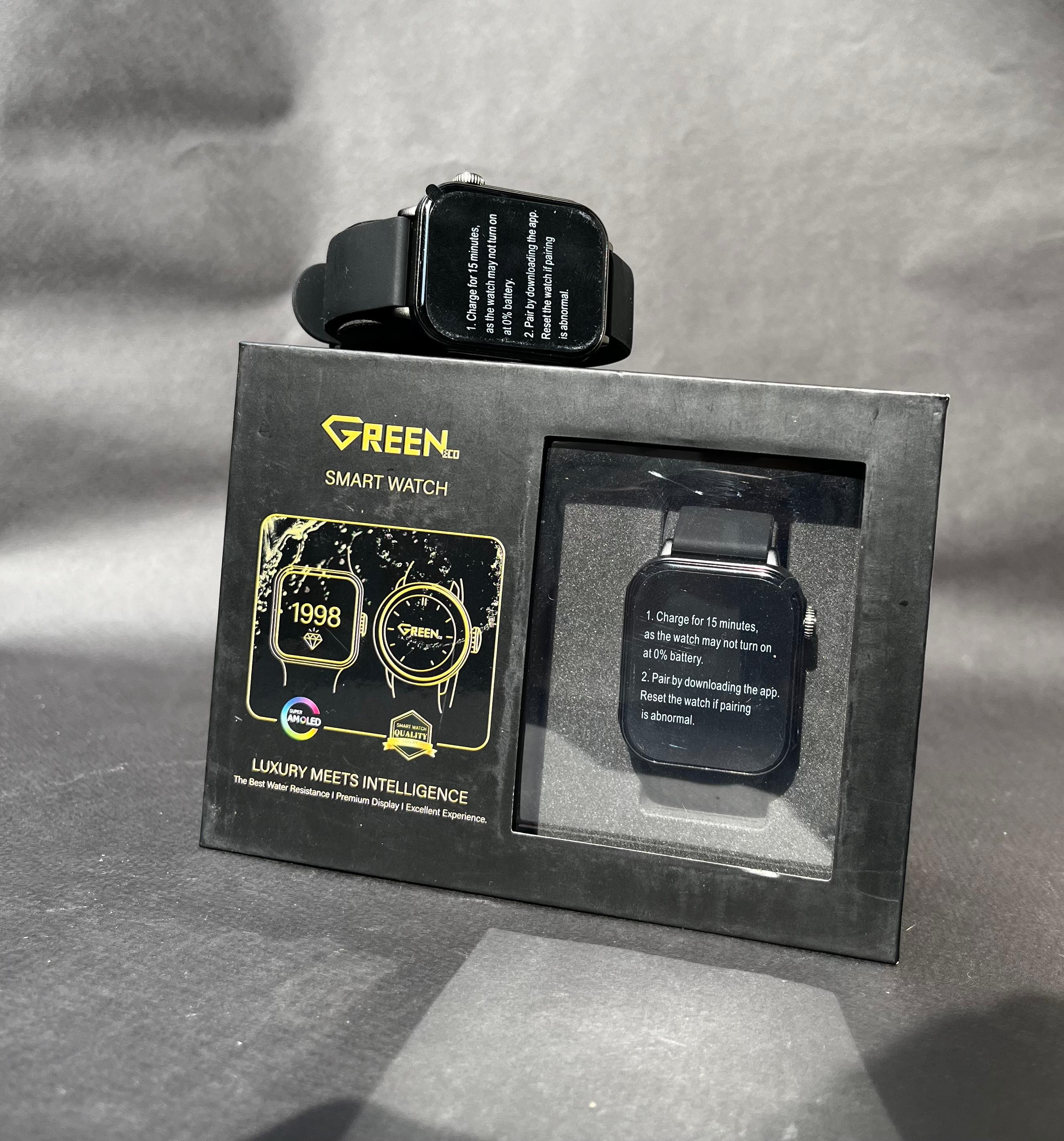 ساعة ذكية GREEN SMART WATCH GE-53