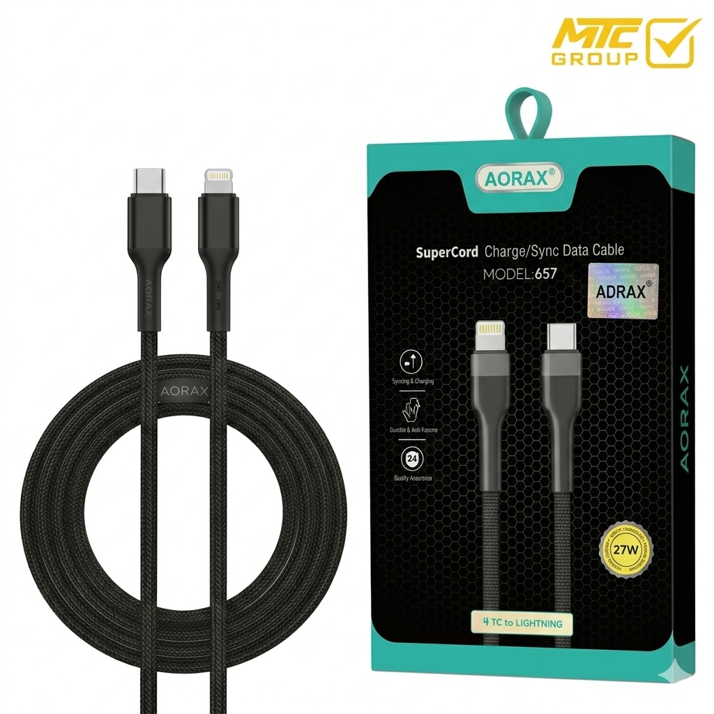 كابل ايفون CL AORAX TC/IPH 27W AX-657 - تسوق الآن من MTC Group
