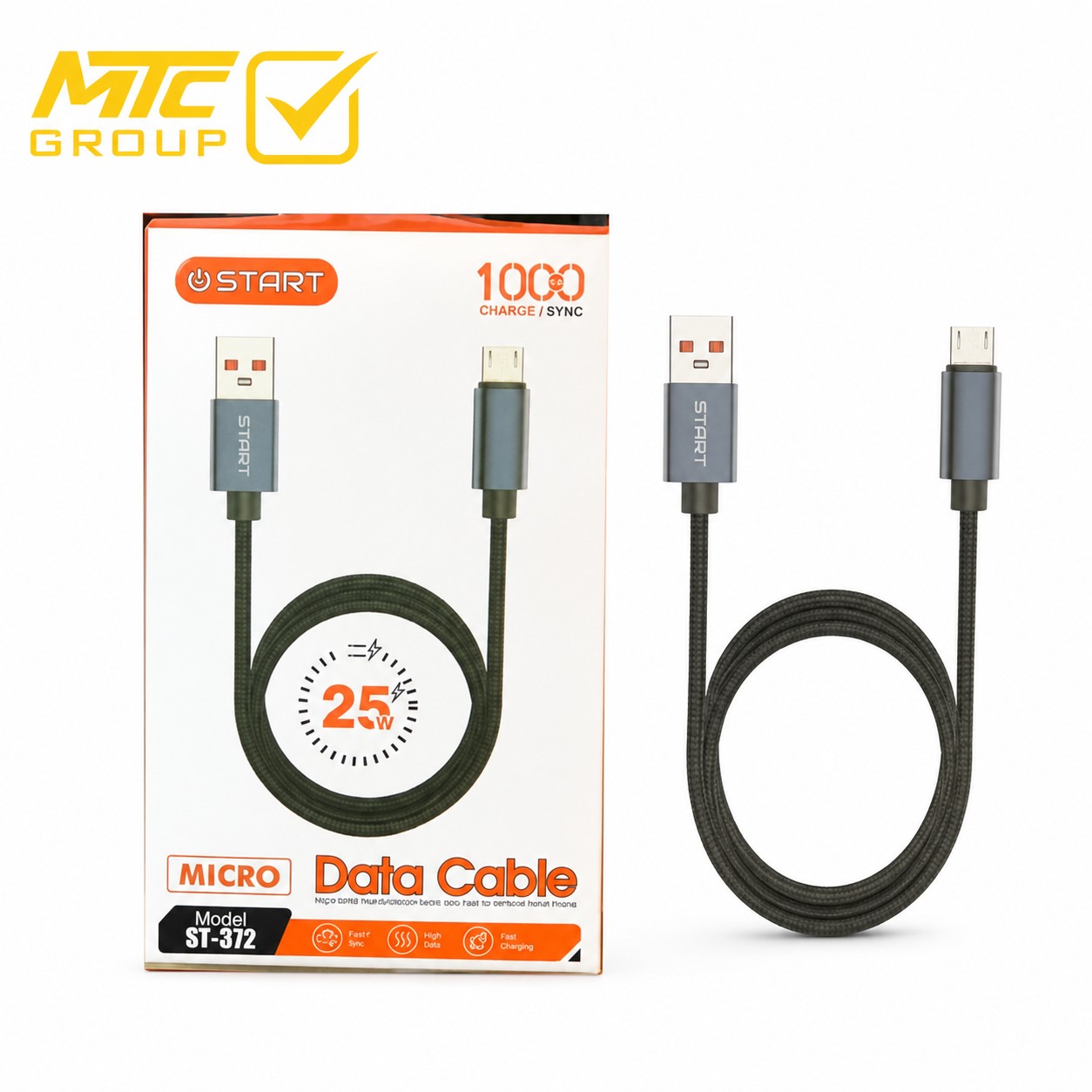 كابل ستارت (مايكرو ، يو إس بي) 25 واط CL START ST-372 MICRO