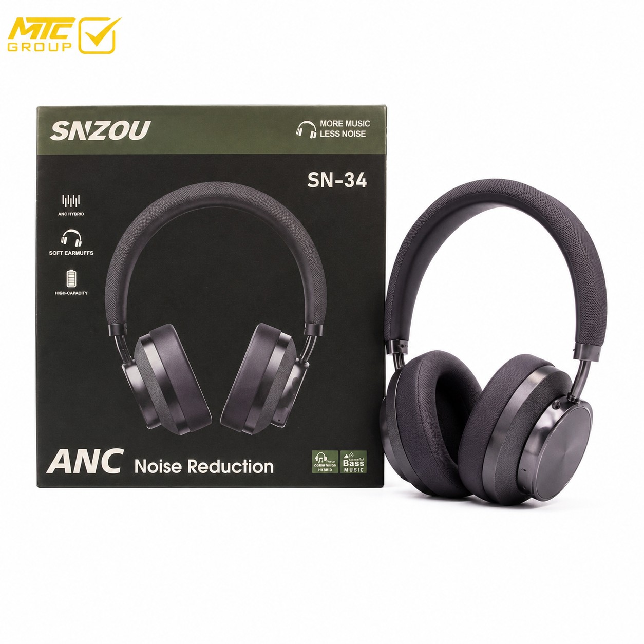 سماعة راس لاسلكية (سنزو) HEADPHONE SNZOU SN-34