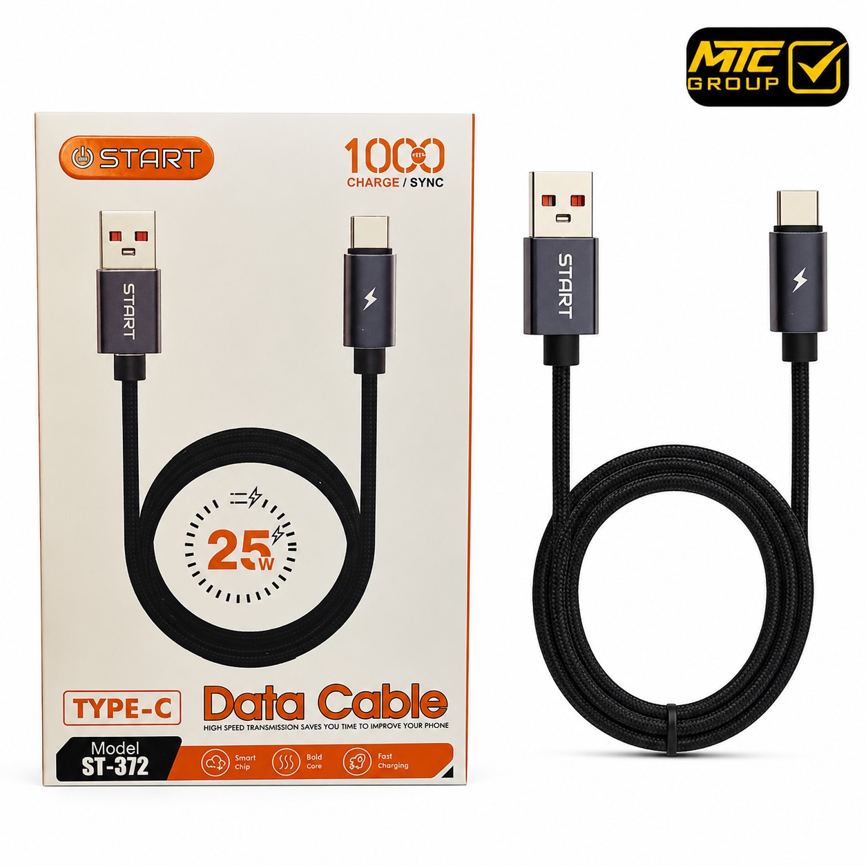 كابل ستارت (تايب سي) 25 واط CL START ST-372 TC