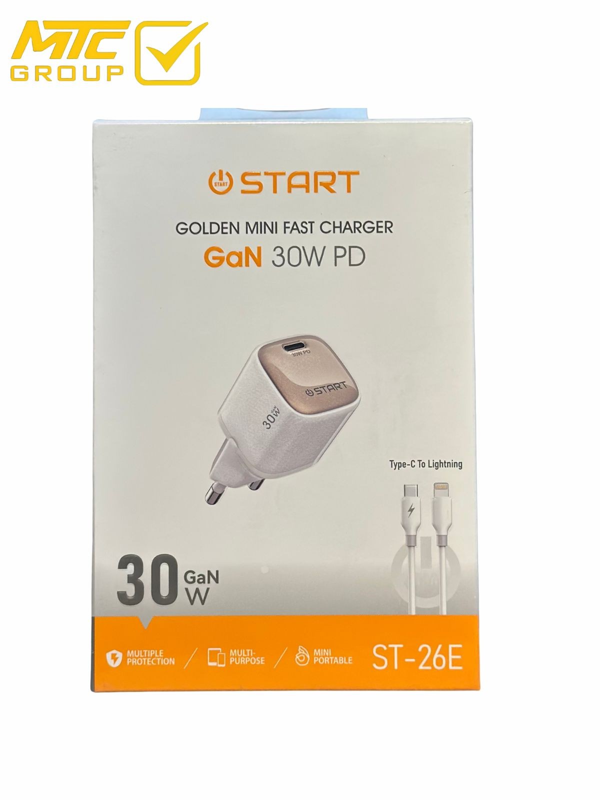 شاحن ستارت (تايب سي إلى ايفون) CH START ST-26E TC TO IPH