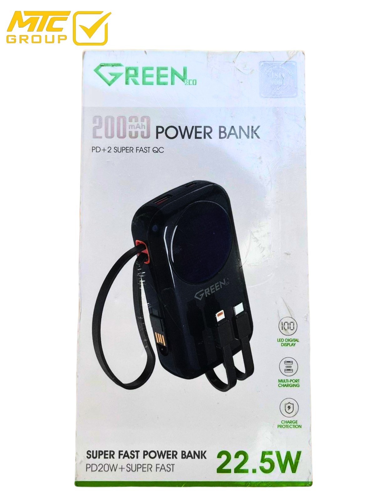 باور بنك  GEGREEN POWER BANK 20000 22.5W GE-B044