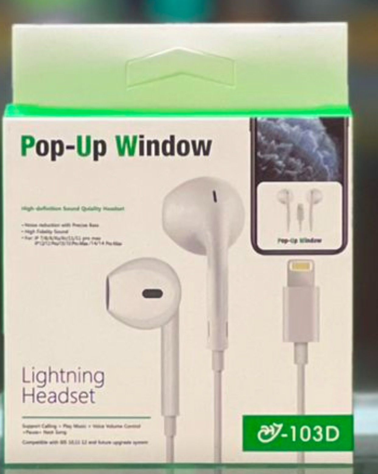 هاند فري ايفون 7 / HF IPH7 POPUP JH-103