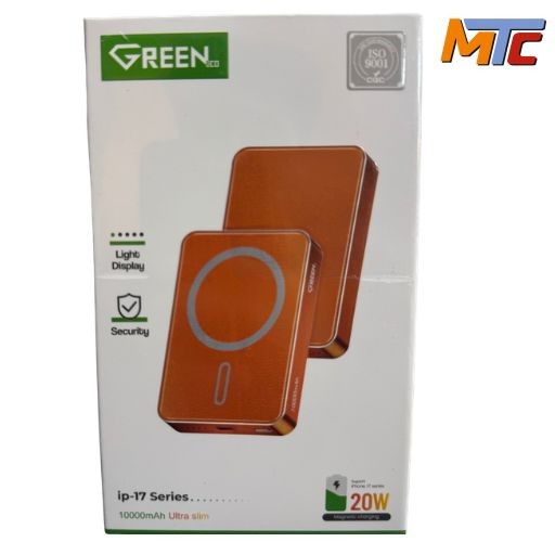 باور بنك ماجناتك GREEN POWER BANK 17PROMAX 10000 20W GE-PB0100