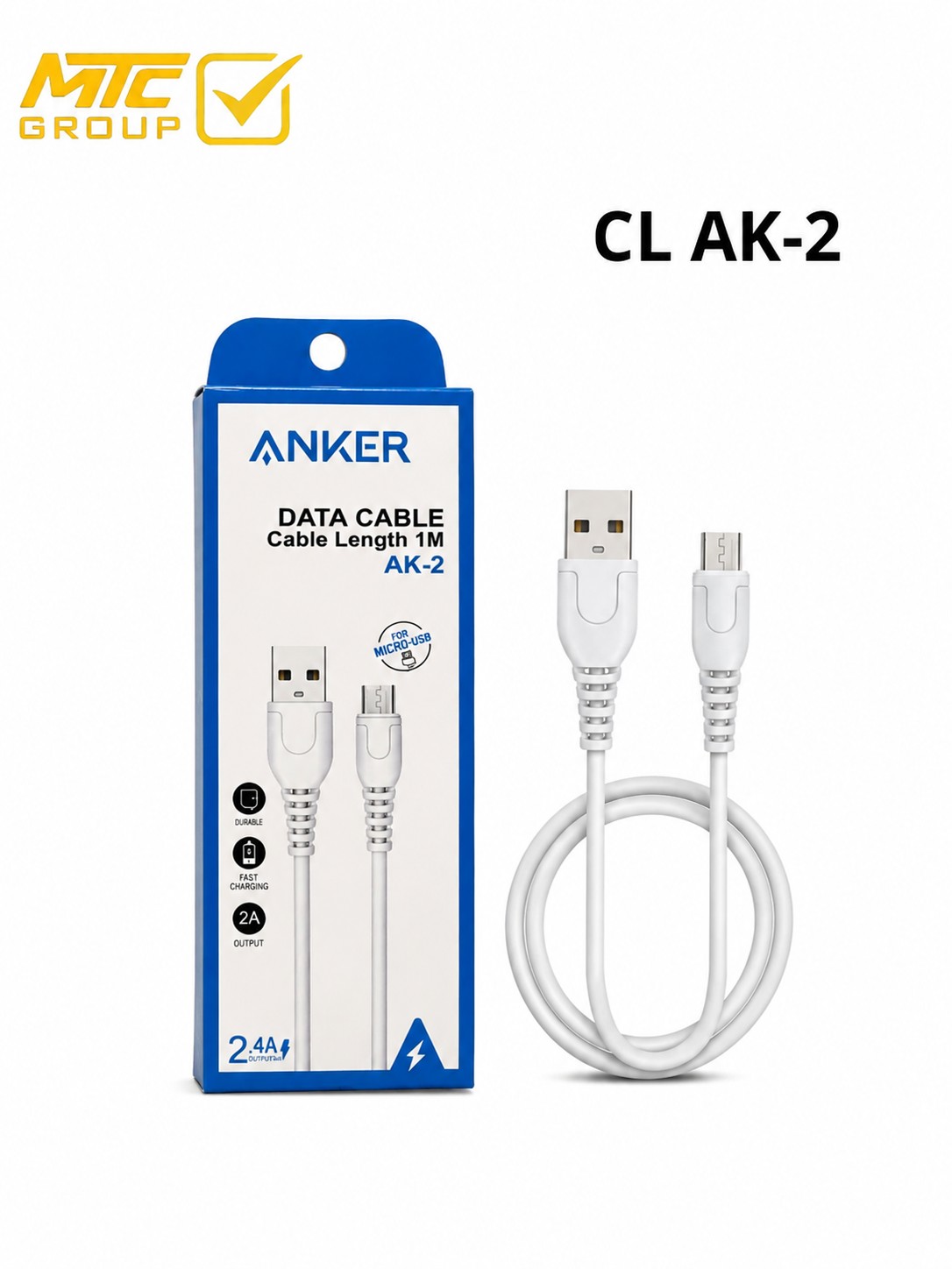 كابل انكر (مايكرو ، يو إس بي) CL ANKER-c AK-2 MICRO