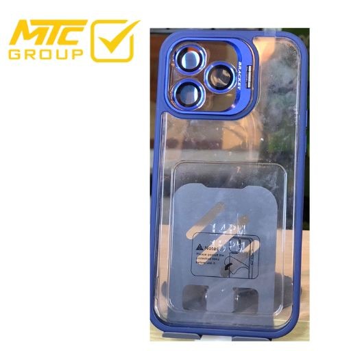 CASE IPHONE CLEAR  WITH LENS