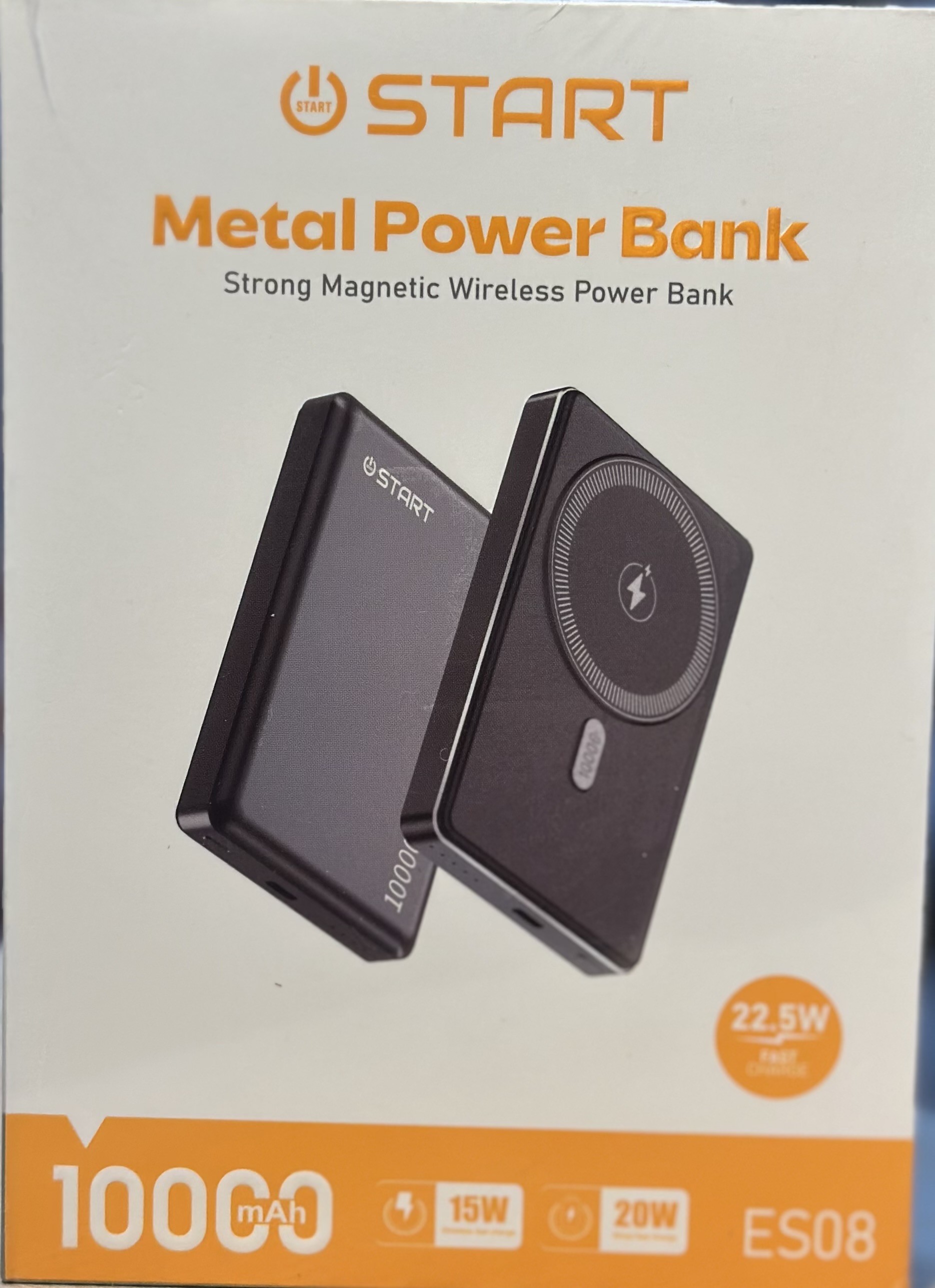 POWER BANK START WIRELESS 10000mAh ES08