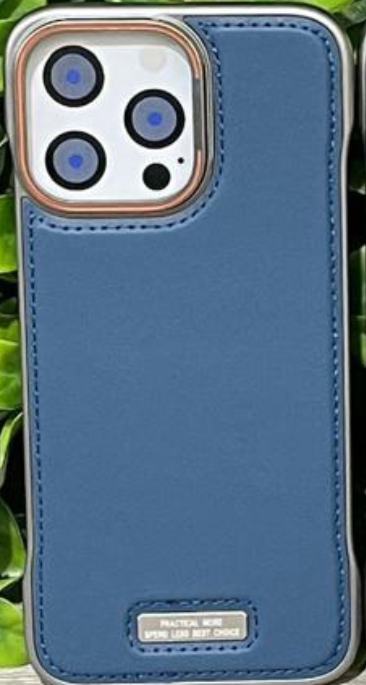CASE IPHONE LEATHER & metal
