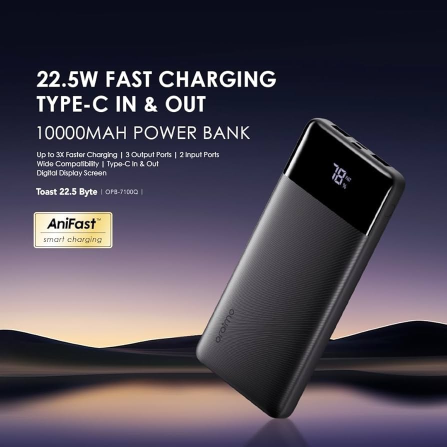 ORAIMO POWER BANK OPB-7100Q 10000mAh باور بنك اورايمو