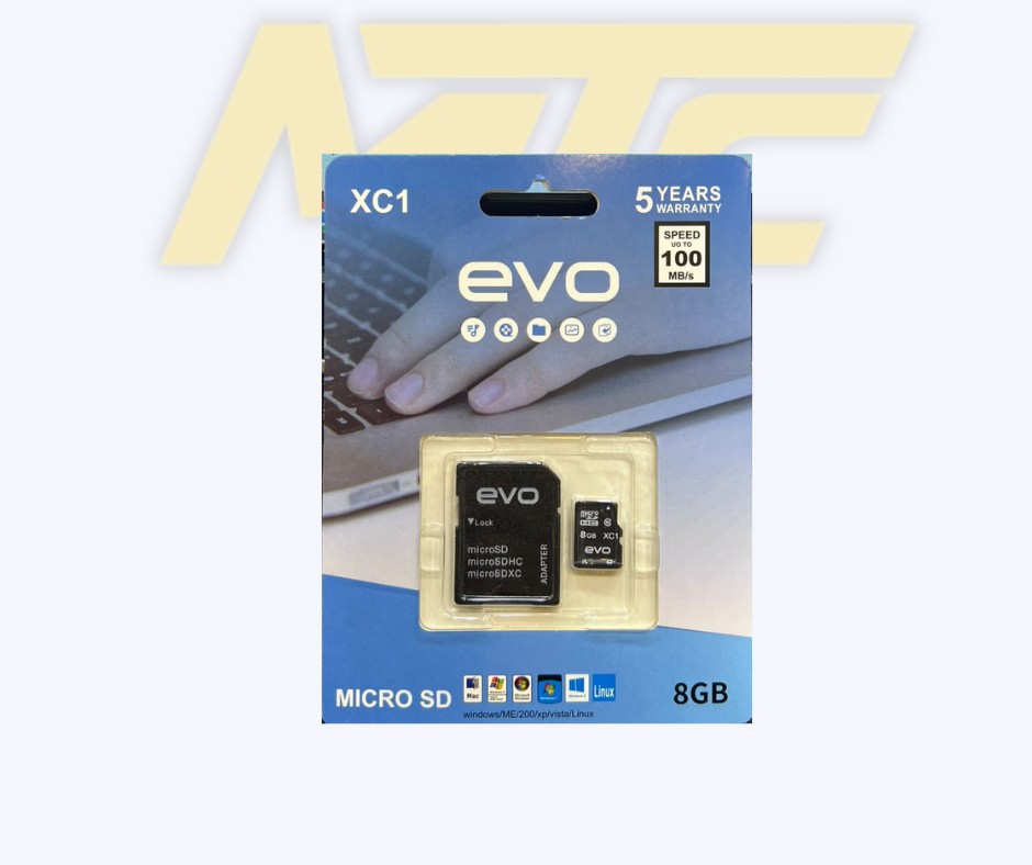 EVO CARD 8GB كارت ذاكرة ايفو 8 جيجا