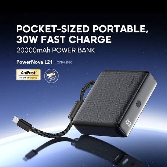 باور بانك اورايمو ORAIMO POWERNOVA L21 OPB-7203C 20000mAh