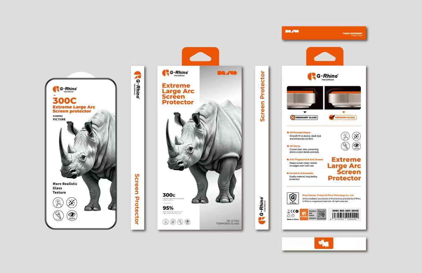 سكرين حماية جي رينو اندرويد SCERRN G-RHINO UNICORN 300C ANDROID