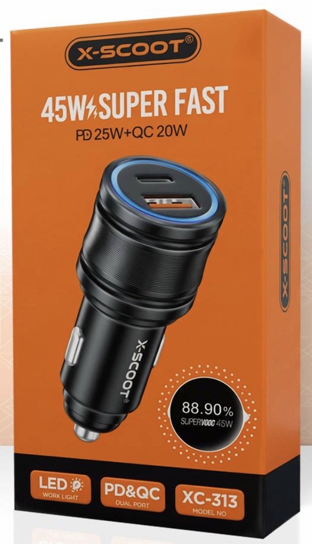 CAR CHARGER X-SCOOT XC-313