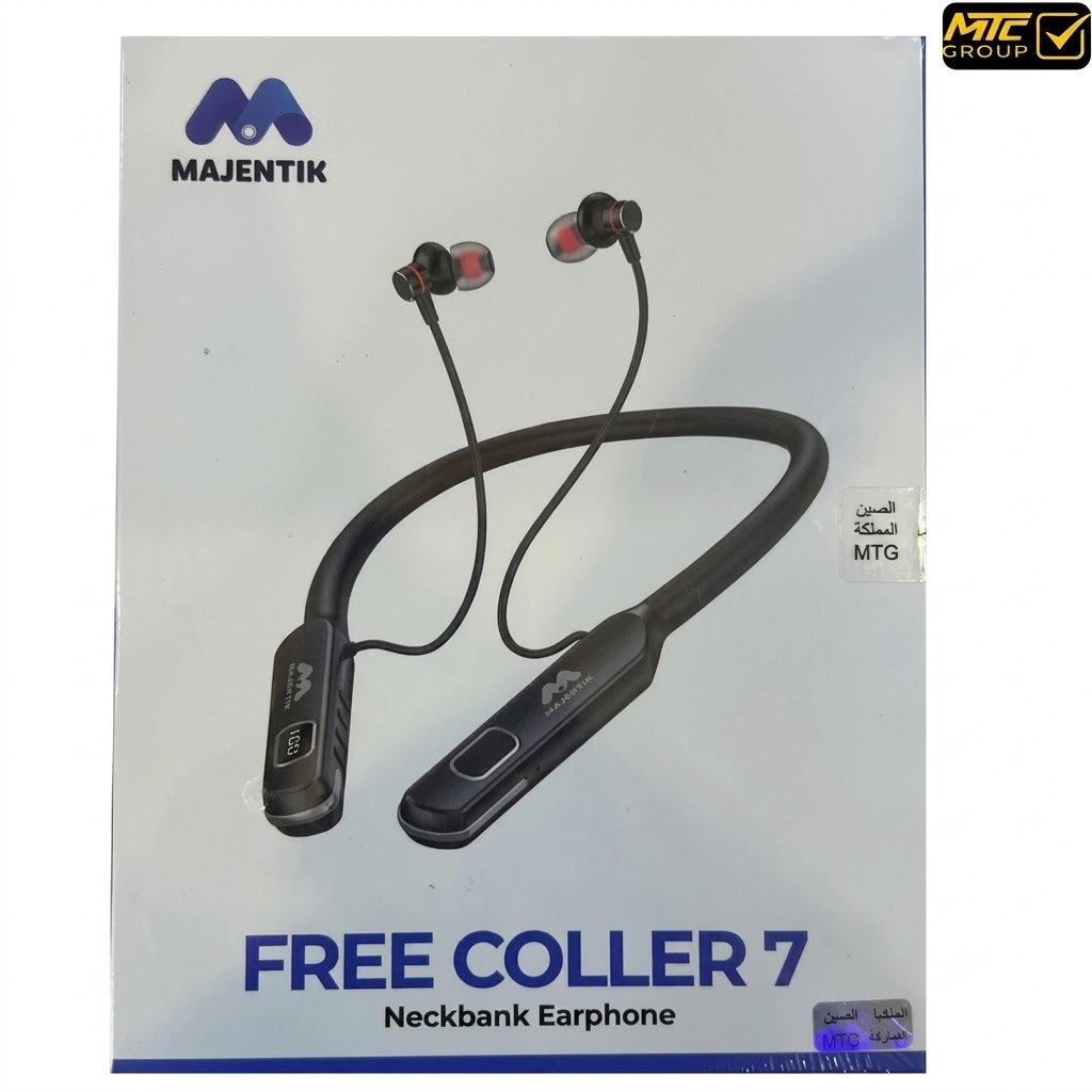 MAJENTIK Free Coller 7 Wireless Neckband Earphone