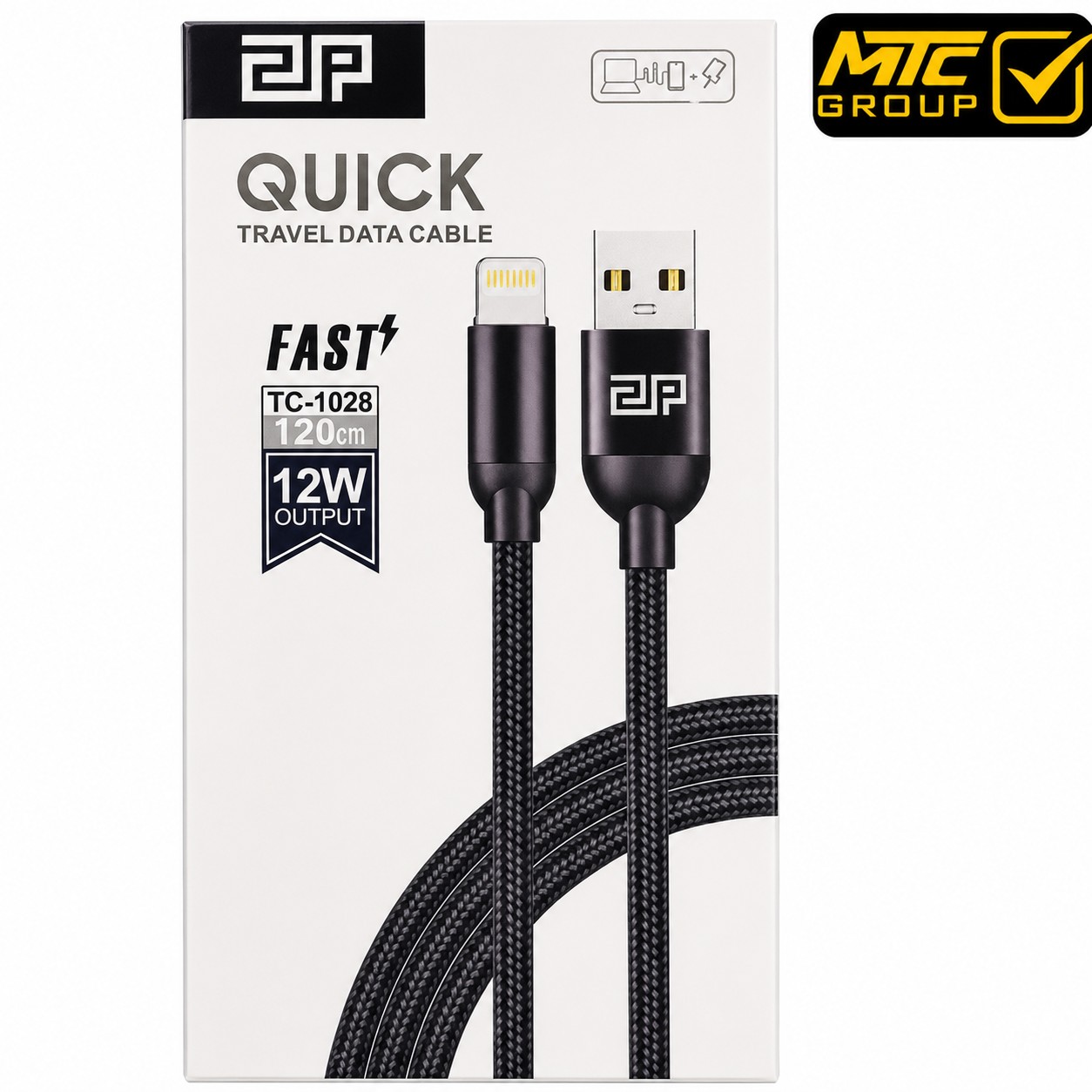 كابل 2P (يو اس بي ، ايفون) 12 واط CL 2P TC-1028 (USB-LIGHTNING) 12W