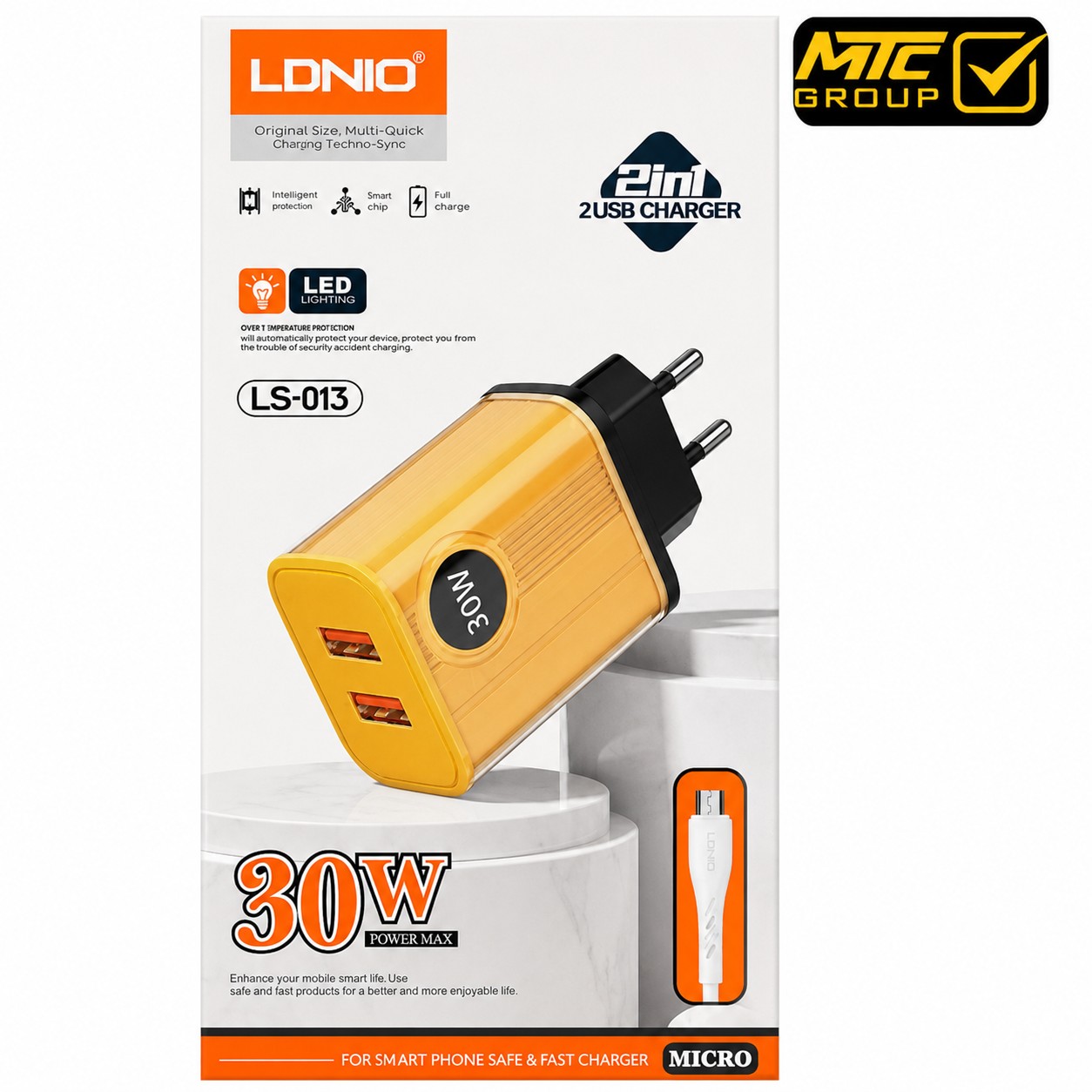 CH LDNIO LS013 2USB MICRO