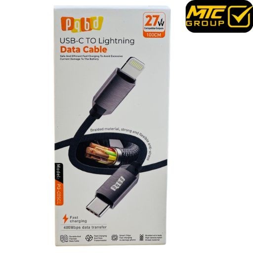 كابل بي كيو بي دي (ايفون ، تايب سي) 27 واط CL pqbd PQ-C05CL TC/IPH 27W