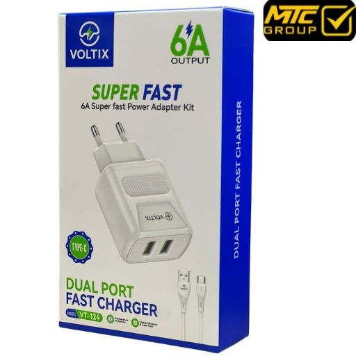 CH VOLTIX VT-124 TC شاحن فولتيكس تايب سي