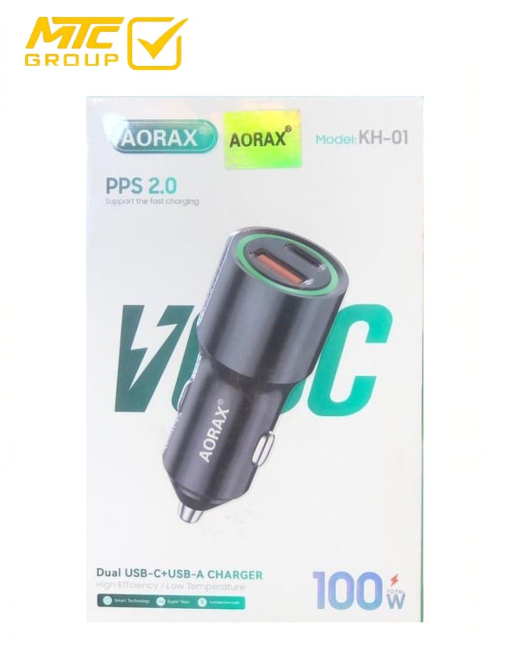 راس شحن سياره اوراكس 100 واط CC AORAX KH-01