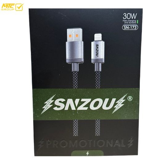 كابل سنزو (ايفون ، يو إس بي) 30 واط CL SNZOU SN-173 IPH