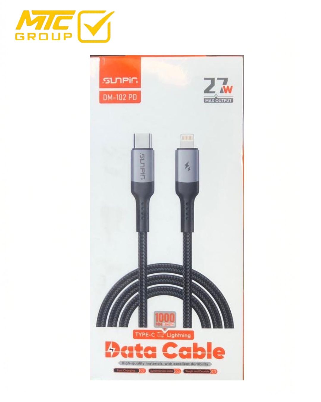 كابل صن بين (تايب سي ، ايفون) 27 واط CL SUNPINTC/IPH 27W