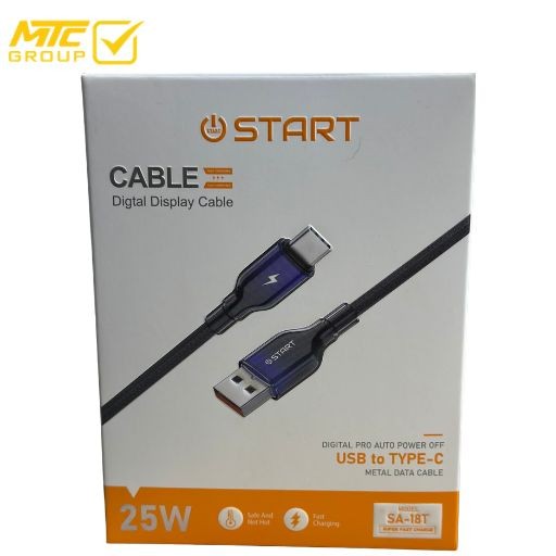 كابل ستارت (تايب سي ، يو إس بي) 25 واط CL START TC SA-18T