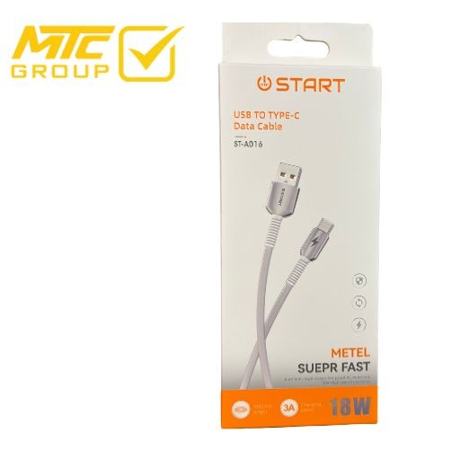 كابل ستارت (تايب سي ، يو إس بي) 18 واط CL START ST-A016 TC